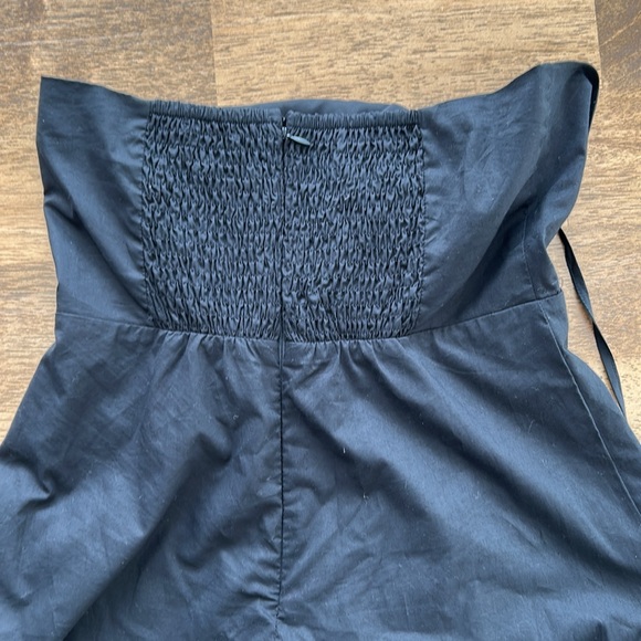 NWOT! Aqua Cotton Halter Maxi Dress Black size M - Picture 7 of 8